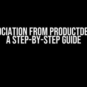 Add Association from ProductDefinition: A Step-by-Step Guide