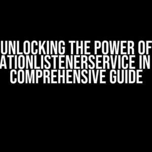 Unlocking the Power of NotificationListenerService in MAUI: A Comprehensive Guide